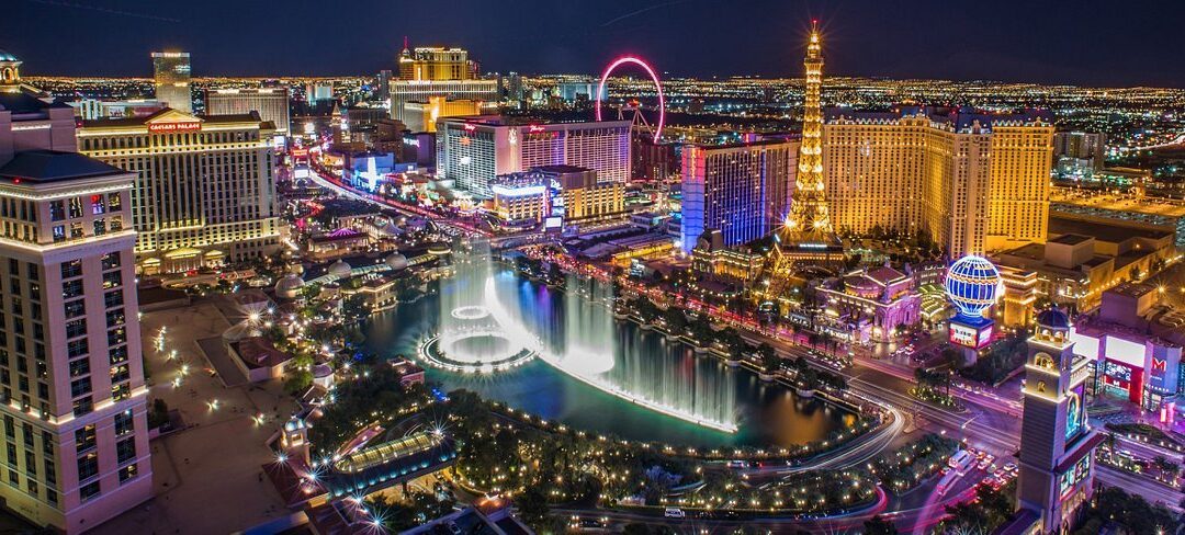 A view of Las Vegas strip